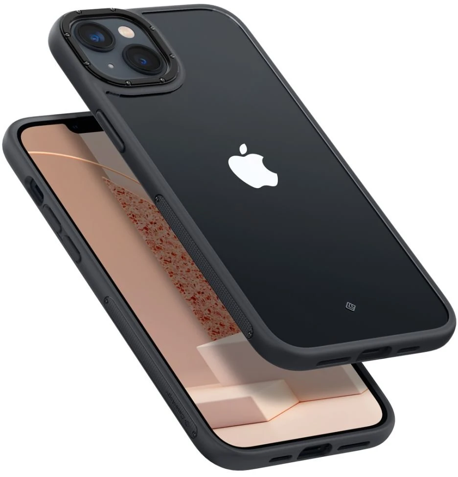 Telefono dėklas iPhone 14 Plus Caseology Skyfall, matinis juodas