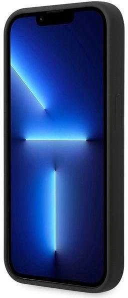 Guess GUHCP14LSLTGK Apple iPhone 14 Pro6,1" dėklas telefonui juodos spalvos hardcase Silicone Triangle
