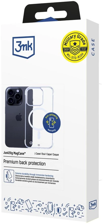 Dėklas 3MK Just20g MagCase skirta Apple iPhone 16 Pro