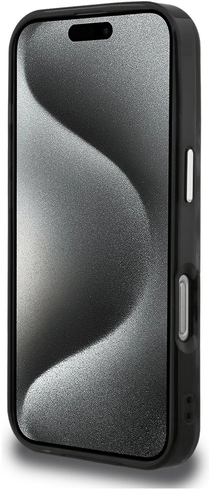 Karl Lagerfeld IML Leopard MagSafe dėklas Apple iPhone 16 Pro Max rudos spalvos