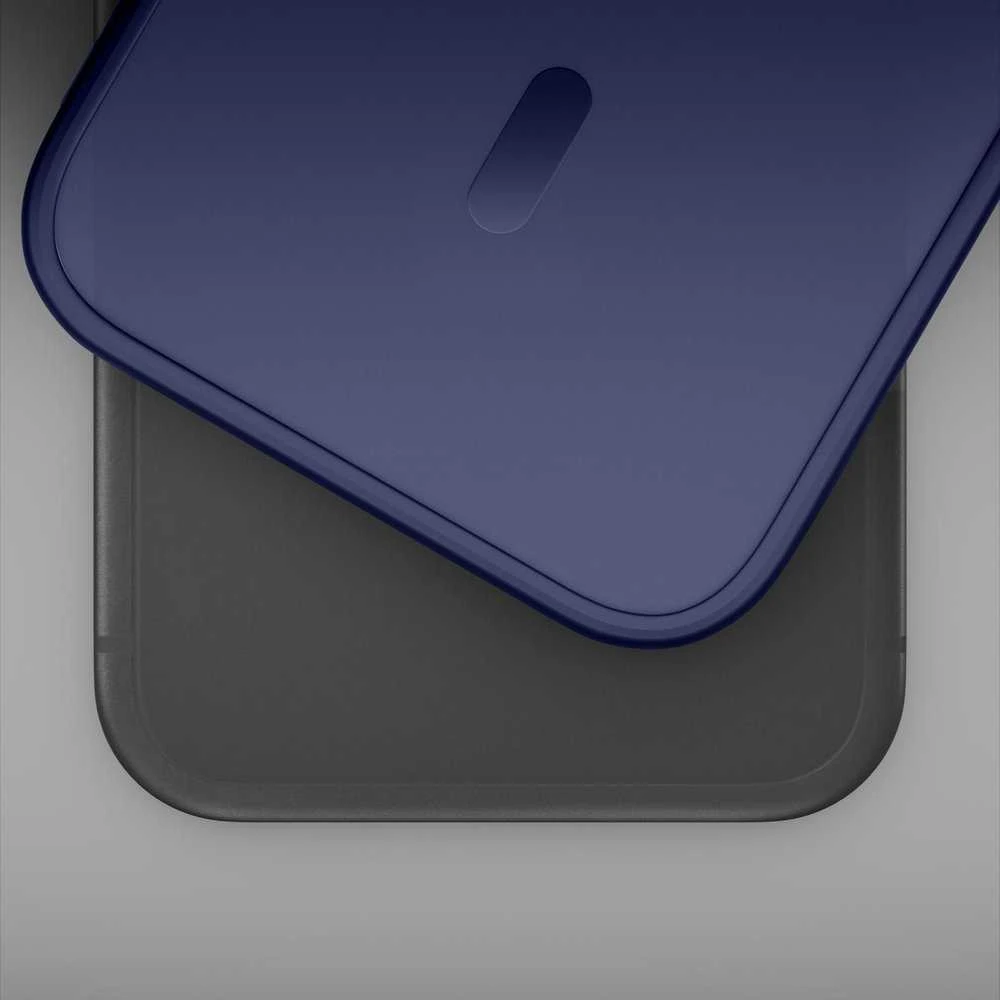 Dėklas 3Mk apsaugos 3mk dūminis „MagCase“, skirtas „iPhone 16 Pro“ – Mėlyna-permatomas