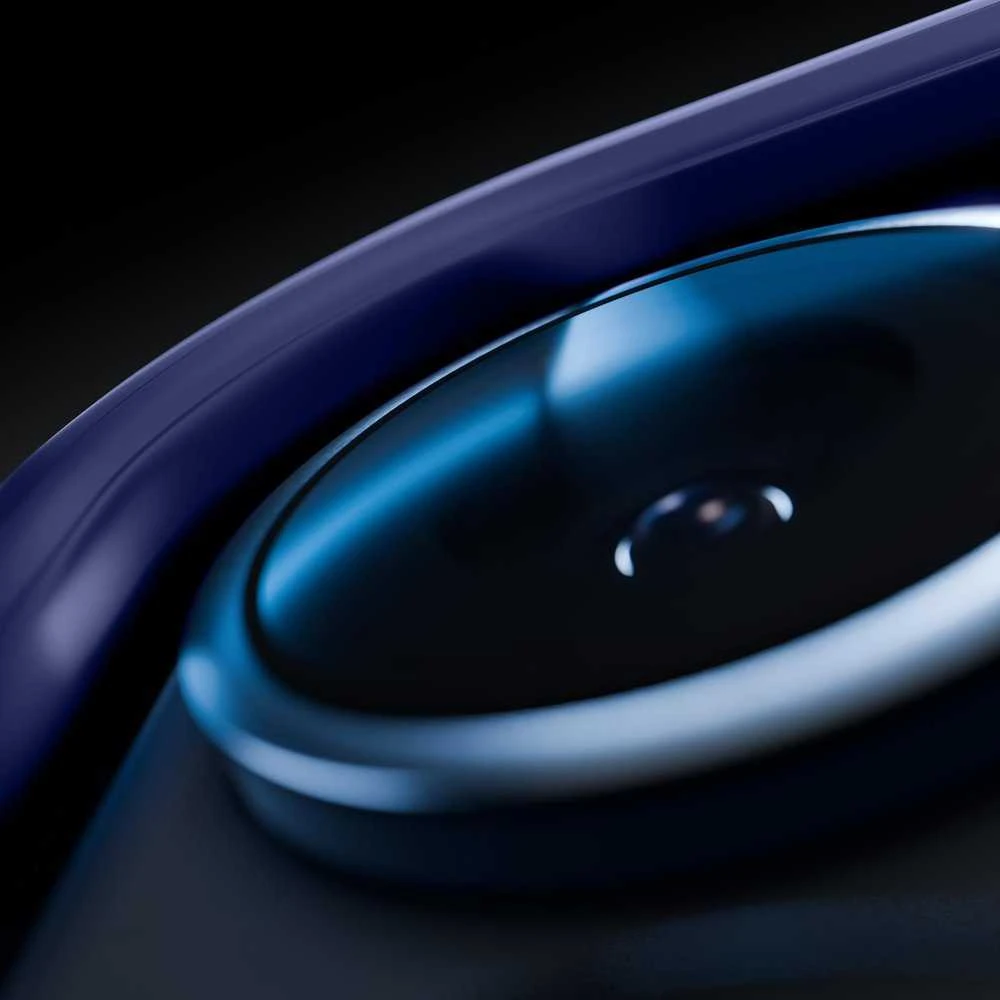 Dėklas 3Mk apsaugos 3mk dūminis „MagCase“, skirtas „iPhone 16 Pro“ – Mėlyna-permatomas