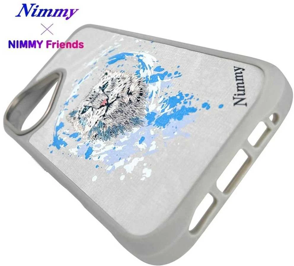 Nimmy Panther MagSafe dėklas Apple iPhone 16 light pilkos spalvos