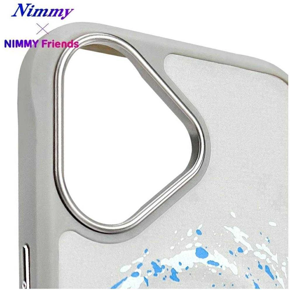 Nimmy Panther MagSafe dėklas Apple iPhone 16 light pilkos spalvos