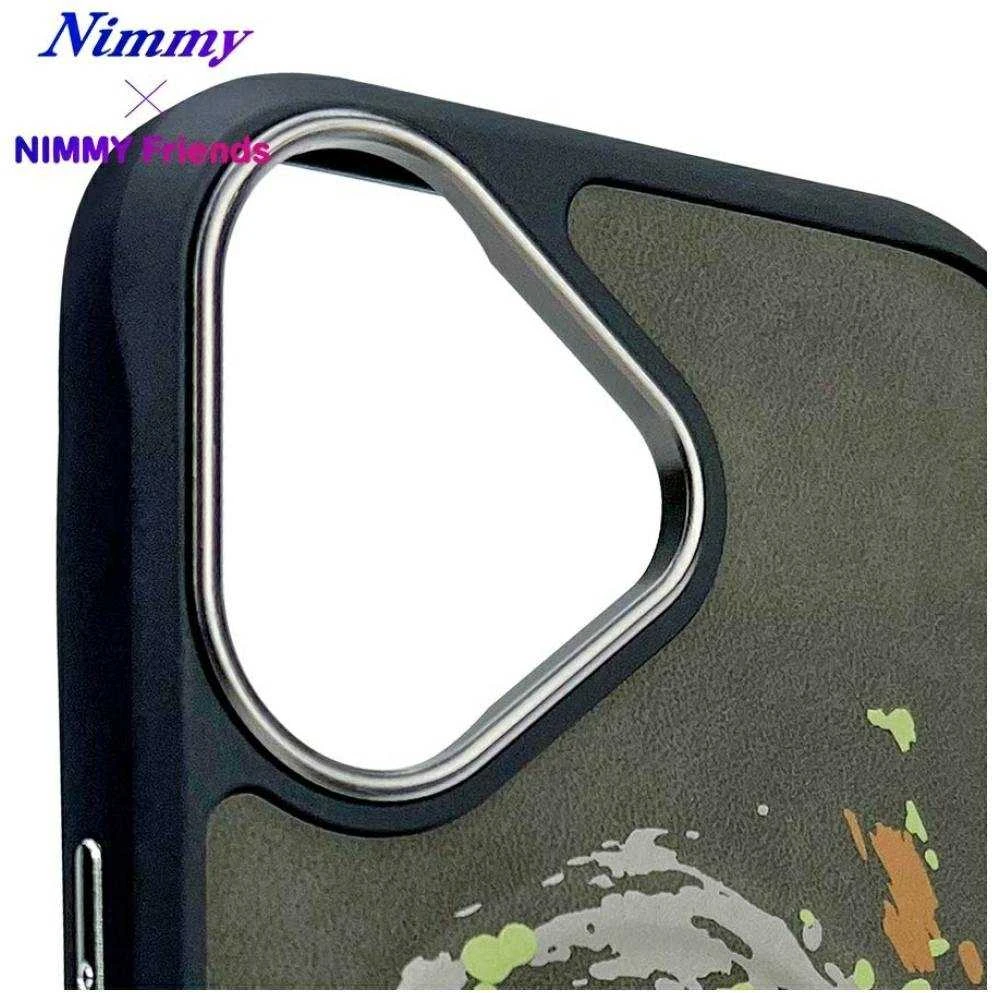 Nimmy Wolf MagSafe dėklas Apple iPhone 16 pilkos spalvos