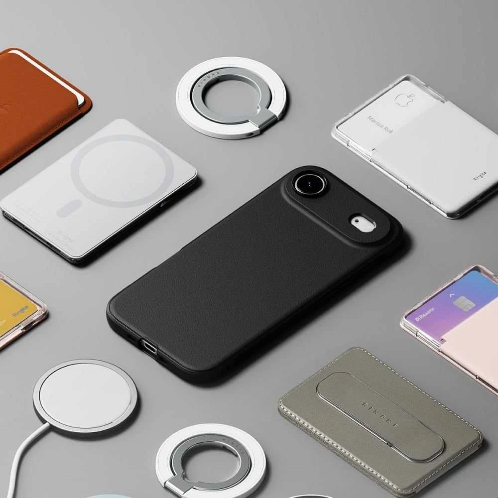 „Ringke Onyx“ magnetinis „MagSafe“ dėklas, skirtas „iPhone 17 Air“ – Juodas