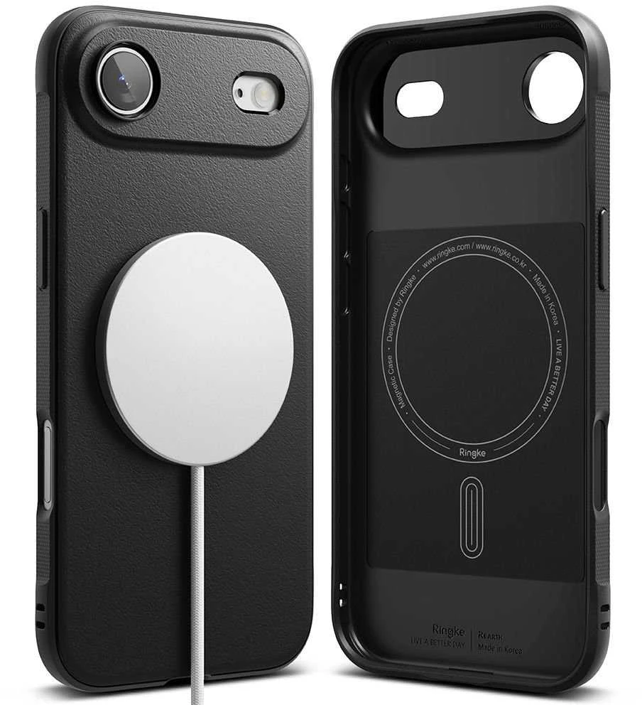 „Ringke Onyx“ magnetinis „MagSafe“ dėklas, skirtas „iPhone 17 Air“ – Juodas