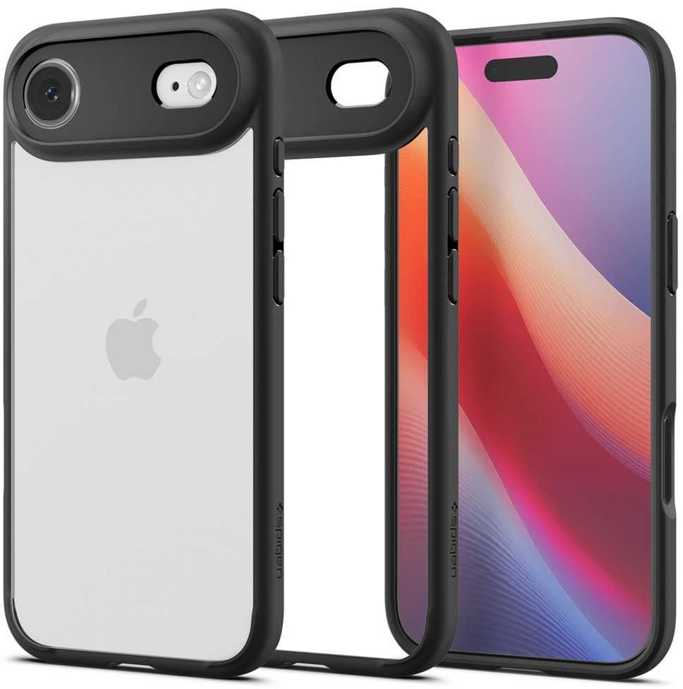 Dėklas Spigen Ultra Hybrid, matte juodas - iPhone Air