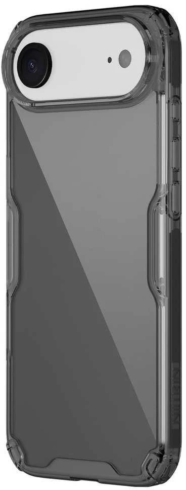 Nillkin Nature TPU PRO dėklas skirtas Apple iPhone Air skaidrus juodos spalvos