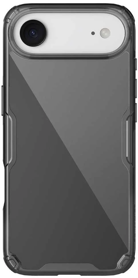 Nillkin Nature TPU PRO dėklas skirtas Apple iPhone Air skaidrus juodos spalvos