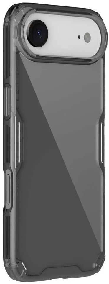Nillkin Nature TPU PRO dėklas skirtas Apple iPhone Air skaidrus juodos spalvos