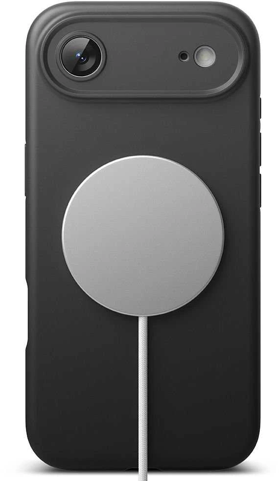 „Ringke“ silikoninis magnetinis „MagSafe“ dėklas, skirtas „iPhone 17 Air“ – Juodas