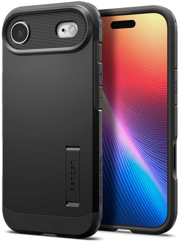 Spigen Tough Armor "T" MagSafe dėklas skirtas Apple iPhone 17 Air – juodos spalvos