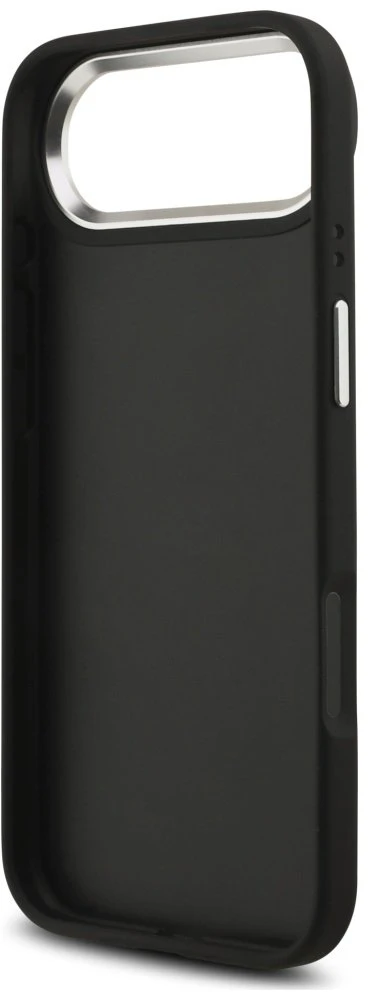 Telefono dėklas iPhone 17 Air juodas tekstūrinis Guess
