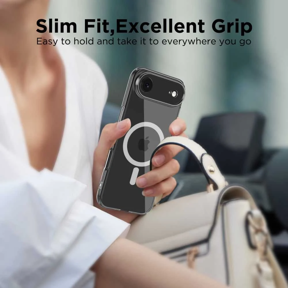Tech-Protect FlexAir MagSafe dėklas skirtas Apple iPhone 17 Air – skaidrus