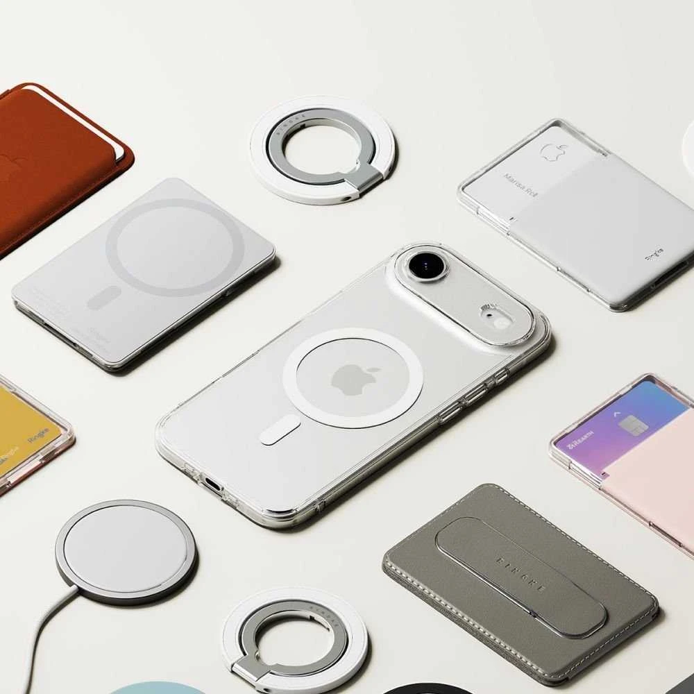 Ringke Fusion Magnetic MagSafe dėklas skirtas Apple iPhone 17 Air – skaidrus