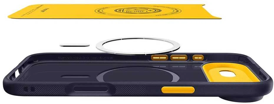 Spigen Nano Pop MagSafe dėklas skirtas Apple iPhone 17 Air – Navy mėlynos spalvos