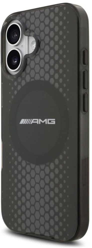 Mercedes Dėklas AMG Double Layer skaidrus Graphics MagSafe Apple iPhone 17 juodos spalvos