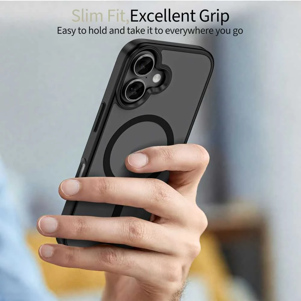 Tech-Protect MagMat XT 4-set MagSafe dėklas skirtas Apple iPhone 17 – matinis juodos spalvos