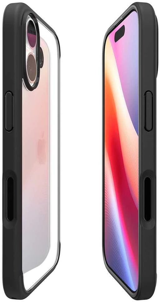 Dėklas Spigen Ultra Hybrid, matte juodas - iPhone 17