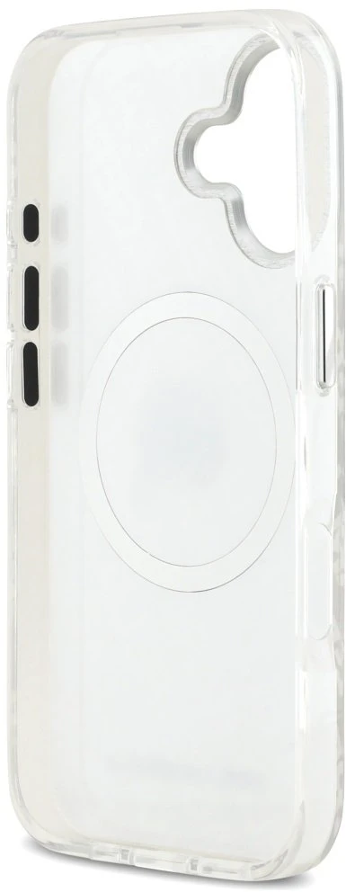 Dėklas Original Pouch Karl Lagerfeld IML Karl Head Logo MagSafe skirtas Apple iPhone 17 pilkos spalvos