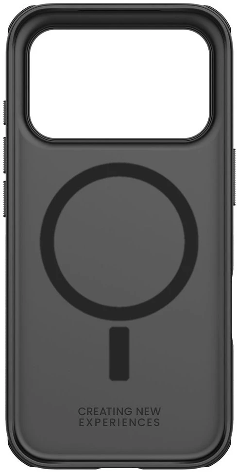 Nillkin Super Frosted PRO Magnetic Back dėklas skirtas Apple iPhone 17 Pro juodos spalvos