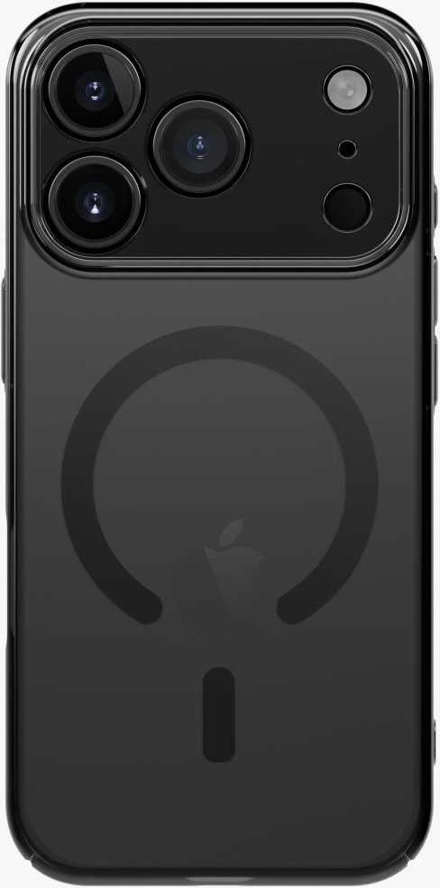 UNIQ Airsuit Dėklas Apple iPhone 17 Pro Magclick Charging juodos spalvos