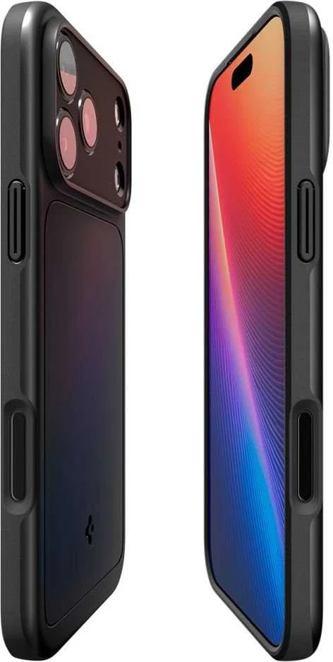Spigen Thin Fit MagSafe dėklas skirtas Apple iPhone 17 Pro – juodos spalvos