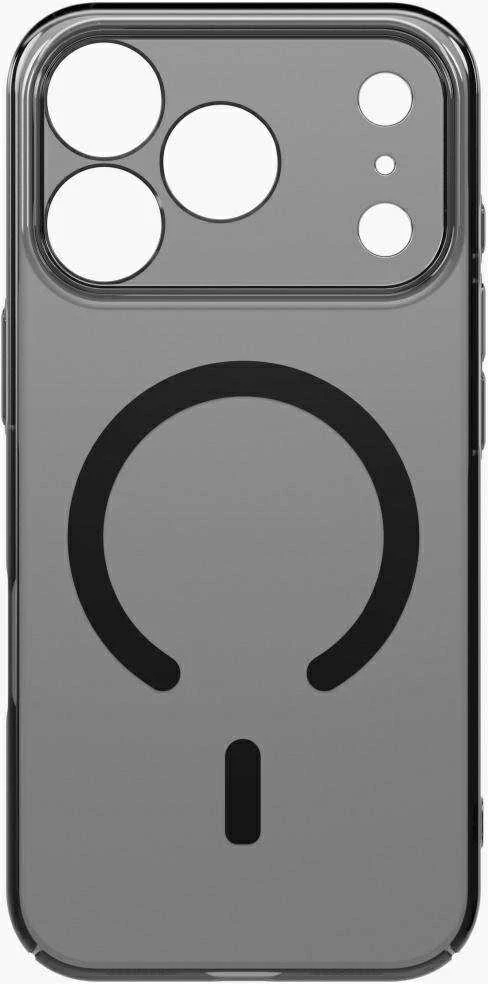 UNIQ Airsuit Dėklas Apple iPhone 17 Pro Magclick Charging juodos spalvos