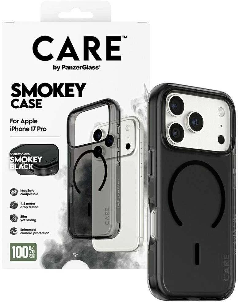 „Panzer Glass CARE by PanzerGlass“ flagmano „Urban Explorer“ dėklas su „Juodas MagSafe“, skirtas „iPhone 17 Pro“ - Juodas