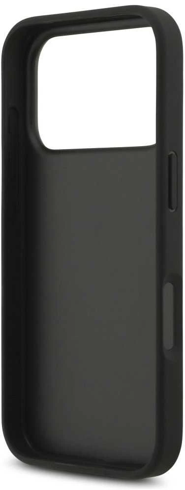 Guess 4G Strap 4G Classic Logo dėklas skirtas Apple iPhone 17 Pro juodos spalvos