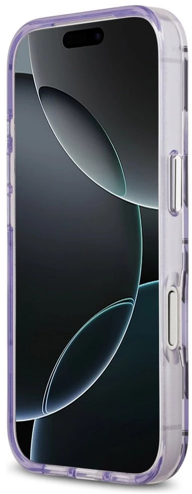 Karl Lagerfeld IML KL Monogram MagSafe dėklas skirtas Apple iPhone 17 Pro Violetinė