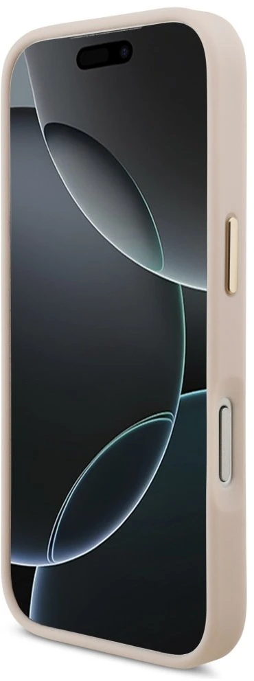 Karl Lagerfeld Karl Script Logo dėklas skirtas Apple iPhone 17 Pro rožinės spalvos