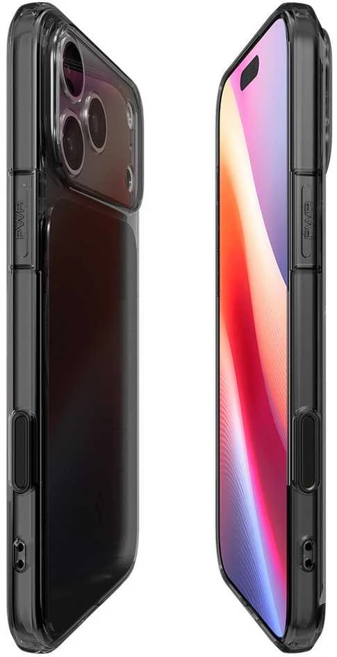 Dėklas „Spigen Ultra Hybrid T MagSafe“, matinis juodas - iPhone 17 Pro Max