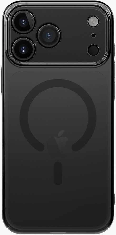 UNIQ Airsuit Dėklas Apple iPhone 17 Pro Max Magclick Charging juodos spalvos