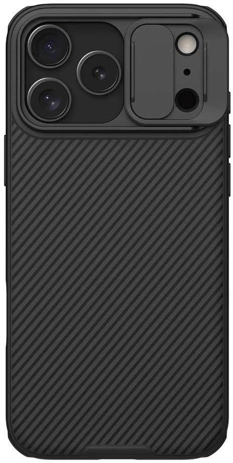 Nillkin CamShield PRO Magnetic Hard dėklas skirtas Apple iPhone 17 Pro Max juodos spalvos