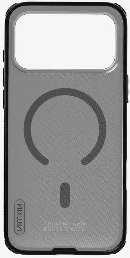 Nillkin Super Frosted Shield Pro Magnetic Dėklas suderinamas su MagSafe skirtas Apple iPhone 17 Pro Max – Translucent juodos spalvos