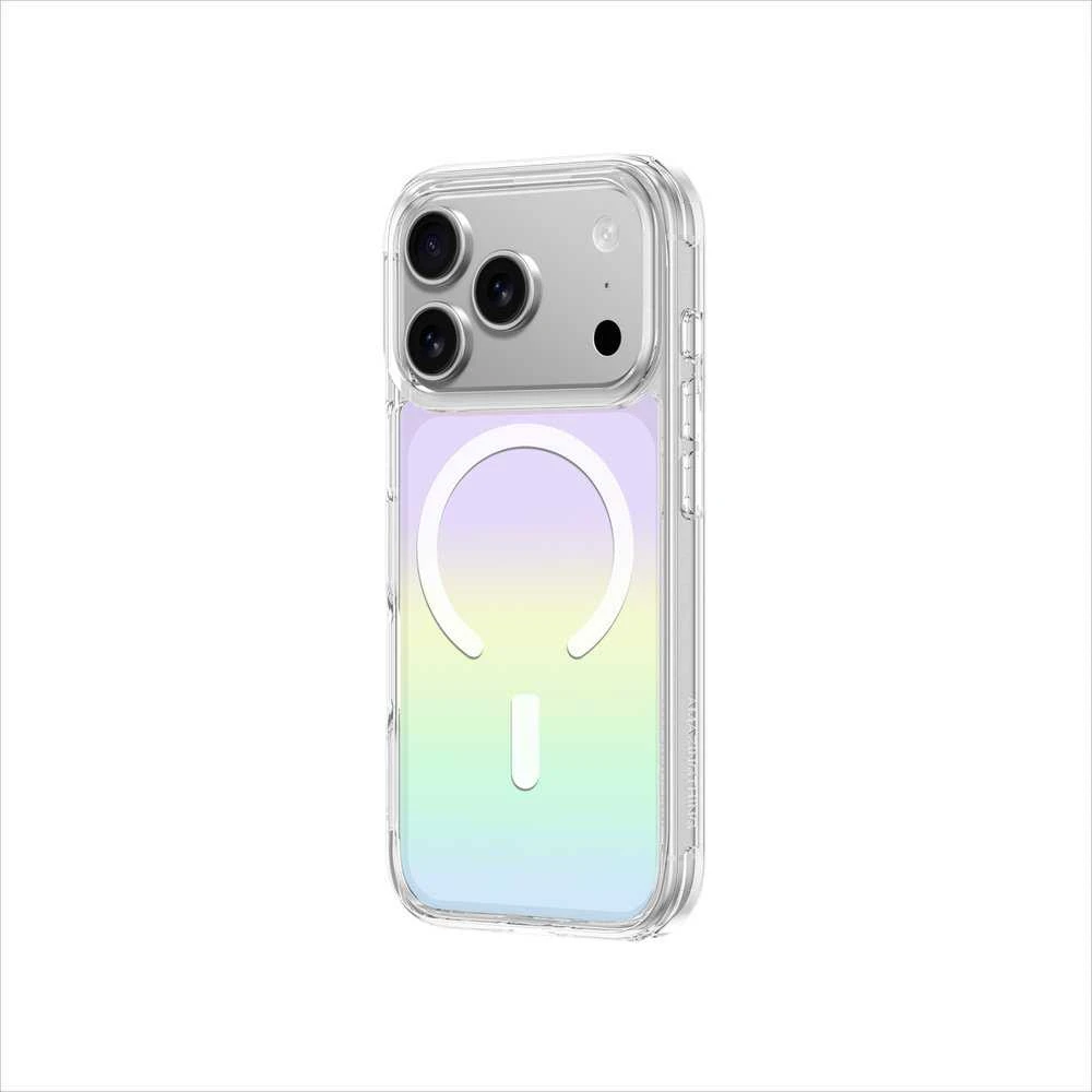AmazingThing Minimal Mag dėklas skirtas Apple iPhone 17 Pro Max suderinamas su MagSafe rainbow – įvairiaspalvis