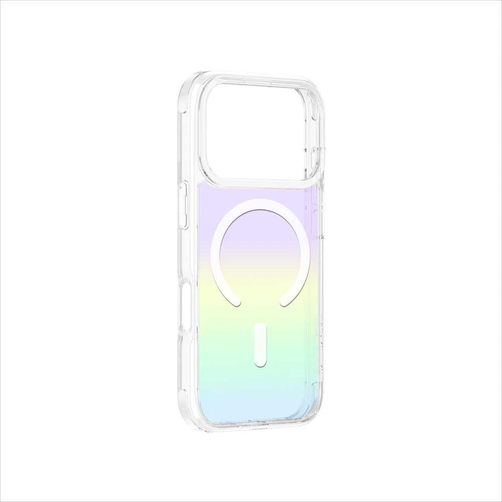 AmazingThing Minimal Mag dėklas skirtas Apple iPhone 17 Pro Max suderinamas su MagSafe rainbow – įvairiaspalvis