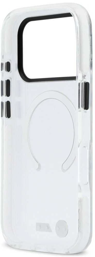 BMW M IML smūgiams atsparus metalinis logotipų „MagSafe“ dėklas, skirtas „iPhone 17 Pro Max“ – permatomas