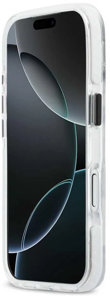 BMW M IML smūgiams atsparus metalinis logotipų „MagSafe“ dėklas, skirtas „iPhone 17 Pro Max“ – permatomas