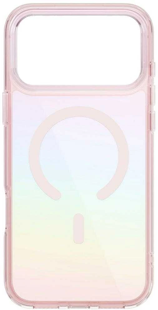 UNIQ Iridescia dėklas for Apple iPhone 17 Pro Max Magclick Charging rožinės spalvos prism