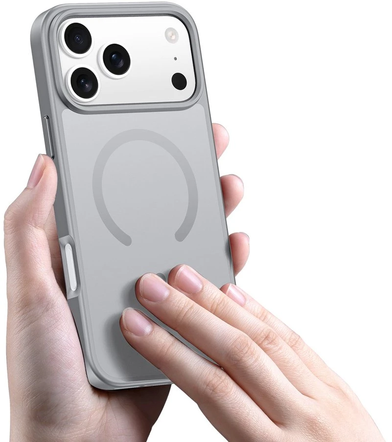 „Dux Ducis Yind iPhone 17 Pro Max“ dėklas, suderinamas su „MagSafe“ – pilkas
