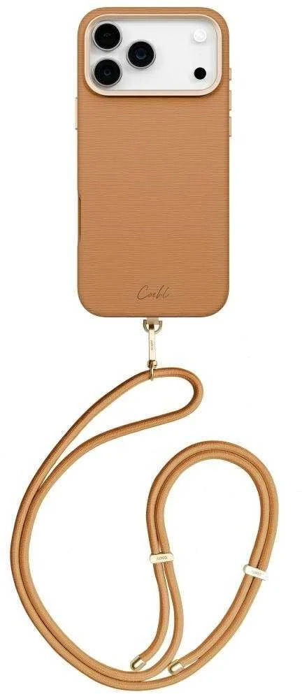 UNIQ Coehl Mirelle Dėklas Apple iPhone 17 Pro Max Magnetic Charging rudos spalvos
