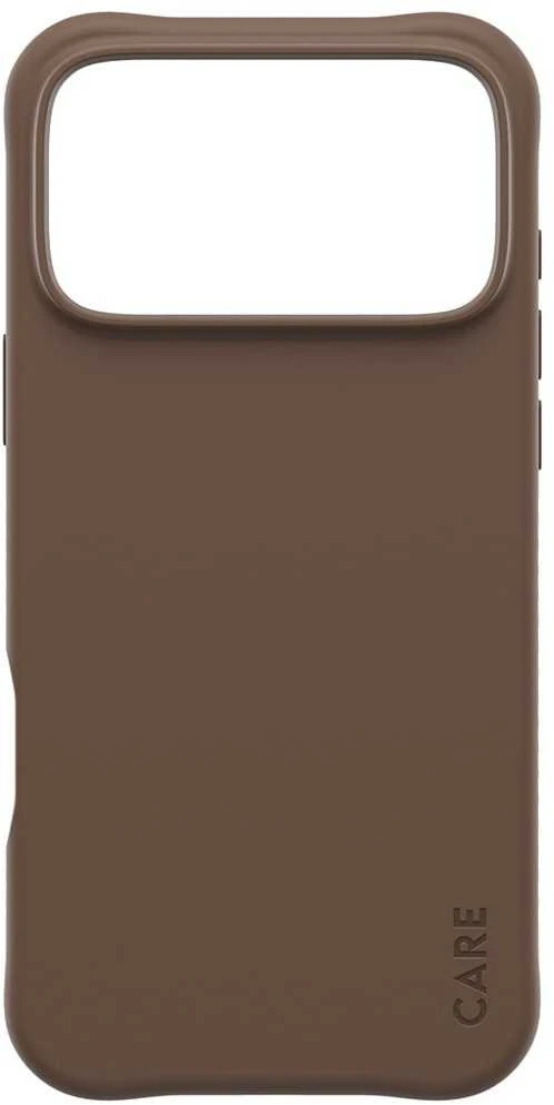 „Panzer Glass CARE by PanzerGlass“ madingas „Samba MagSafe“ dėklas, skirtas „iPhone 17 Pro Max“ – rudas