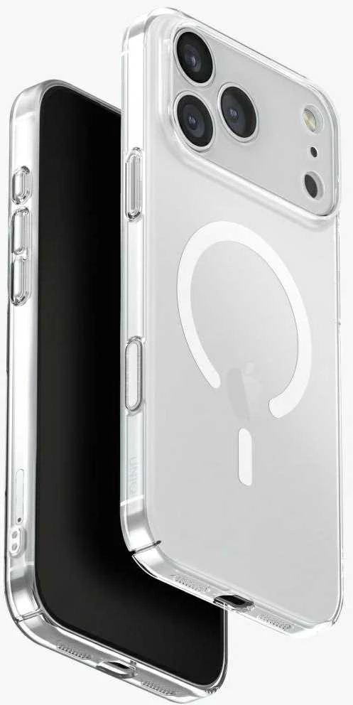 UNIQ Airsuit Dėklas Apple iPhone 17 Pro Max Magclick Charging skaidrus