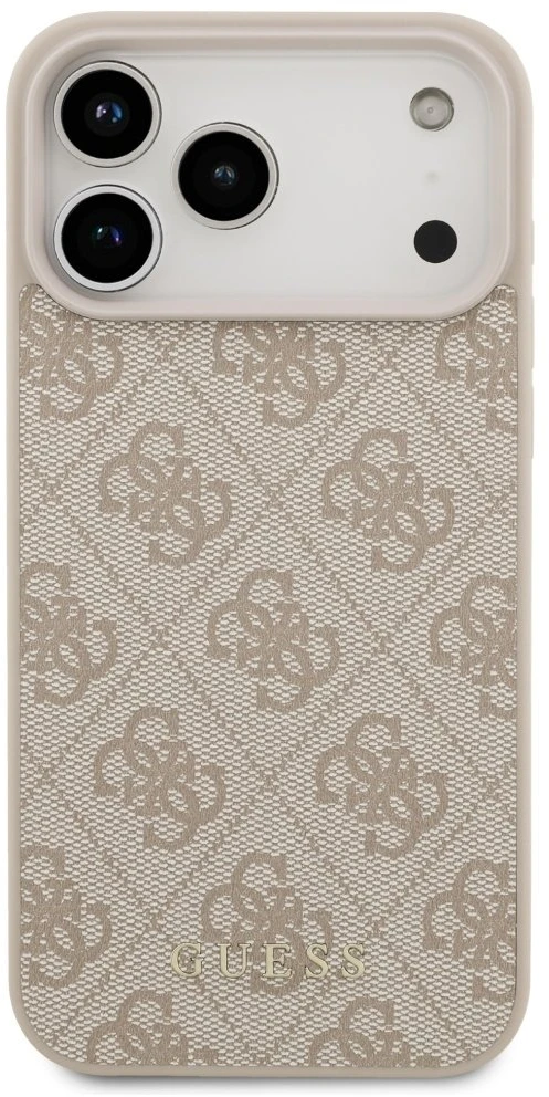 Guess 4G Classic Dėklas Apple iPhone 17 Pro Max rožinės spalvos