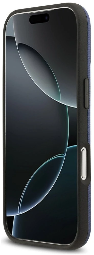BMW M FW Metal Logo MagSafe dėklas skirtas Apple iPhone 17 Pro Max Navy mėlynos spalvos