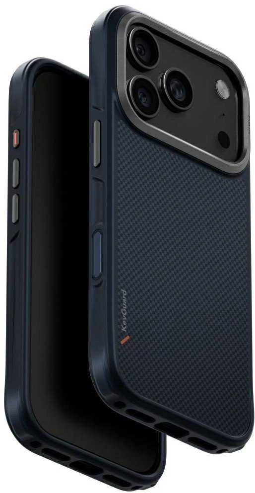 UNIQ Keva dėklas skirtas Apple iPhone 17 Pro Magclick Charging mėlynos spalvos