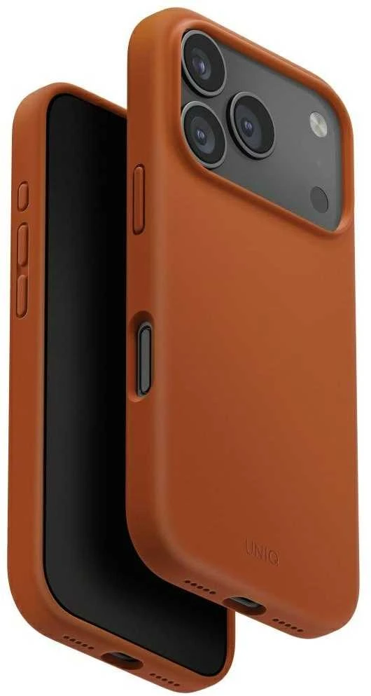 UNIQ Lino Dėklas Apple iPhone 17 Pro Magclick Charging Oranžinis